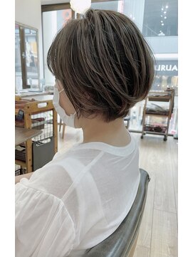 ギフト ヘアー サロン(gift hair salon) ショートボブxハイライト