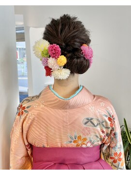 ナダ プライベートヘアサロン(NADA private hair salon) 卒業式 成人式 シニオンアレンジ