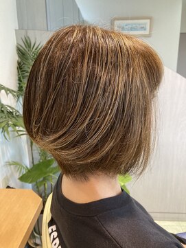ヘアーメイク ナイス(Hair make NICE) ハイライトxレイヤーボブ
