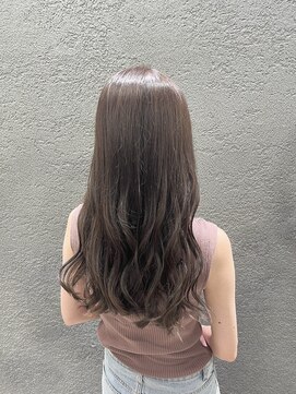 ラヴリア クルメ(LOVERIA KURUME) ブリーチなし 透け感グレージュ