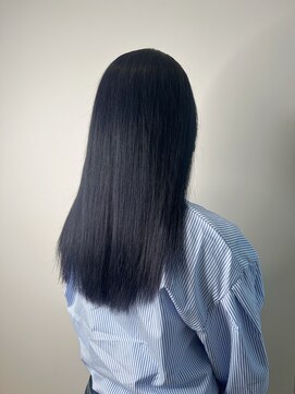 ワン バイ ジエクト(One by The Ect) ミディアム暗髪透明感カラーアッシュグレージュラベンダー◎