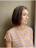 ケアストレート/地毛風ストレート/ボブ/40代/50代