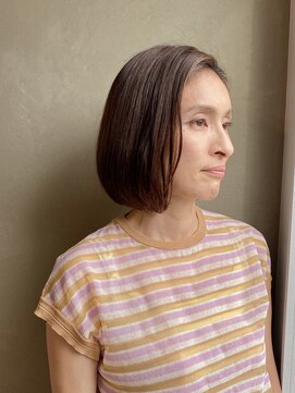 シセイ 青山(SHISEI) ケアストレート/地毛風ストレート/ボブ/40代/50代