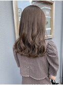 ロング×柔らかベージュ×透明感