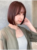 ◇女の子の為のこだわりボブ♪ 艶感パープルカラー