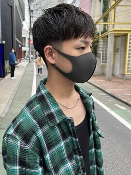 ロイ 南青山 表参道(ROI) スパイキーショートニュアンスパーマスパイラルパーマ