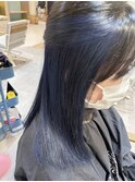 ネイビーブルー#インナーカラー