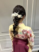 編み下ろしヘア　着物ヘア　【銀座】福田
