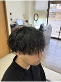 強めツイスパ 東海大学前駅 メンズ パーマ