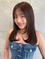 スペイディック 大阪梅田店(SPADIC) 【SPADIC大阪梅田店】　鎖骨ライン重めレイヤー