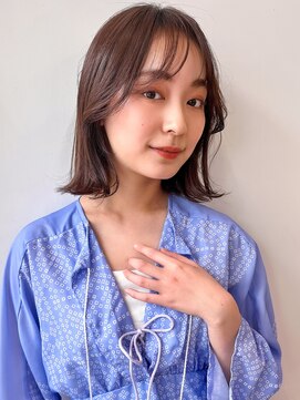 ラフ フロム ガーデン(Laf from GARDEN) ボブ/レイヤーカット/オリーブベージュ/髪質改善/韓国風