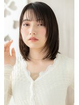 カバーヘア ブリス 北浦和(COVER HAIR bliss) グレーベージュウェットヘア前下がりレイヤーZ北浦和30代40代