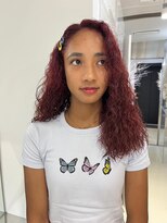 ポピンズ(poppins)&nbsp;カーリーバーガンディ