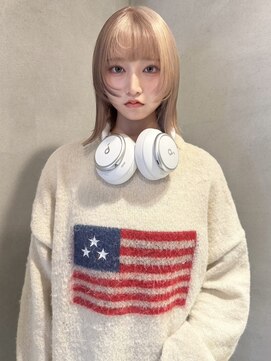 ペレ 梅田(PELE) 前髪/アンブレラカラー/こなれミディ/イメチェン/ウェーブパーマ