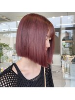 シエン ホワイト(CIEN white)&nbsp;【浜松美容院　ボブ×ピンク】