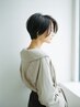 【新規ショートヘア限定】カット+明るめ白髪カラー+TR ￥11,000 → ￥8,730