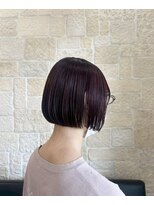 ヴァン カウンシル 川口店(VAN COUNCIL)&nbsp;艶感ダークピンクボブ【東川口　ボブ】