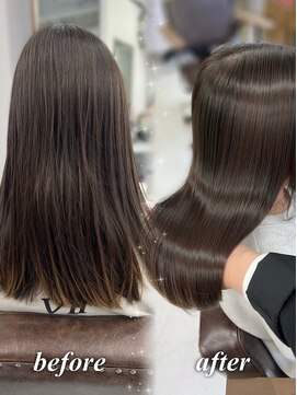 ハピネス 梅田茶屋町店(HAPPINESS) 韓国風/レイヤーカット/顔周り/顔まわり/髪質改善/ベージュ