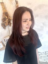 カカフロントオブザミラー(KaKa front of the mirror)&nbsp;ブリーチ無しレッド