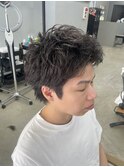 メンズパーマ×メッシュ