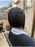 マッシュショートふんわりミディアム大人ボブアッシュカラー
