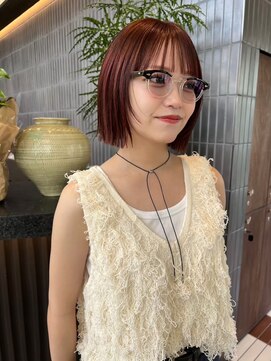 ノード(NODE) 栄束感レイヤーくびれ小顔ショートヘア