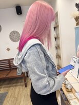 ヘアーデザイン アコースティック(Hair Design ACOUSTIC)&nbsp;ホワイトピンク/エンドカラー