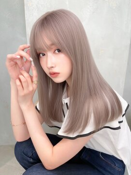 ロンドロゼ 池袋(Lond rose) ミルクティーベージュ　透明感カラー