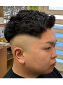 フォワードアップバングスタイル