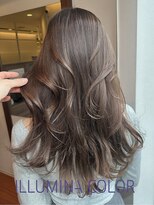 シーバイサイン(sea by Sign) 透明感イルミナカラーネモフィラ×アース/レイヤーカット1