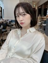 ケーツー エソラ池袋店(K-two)&nbsp;抜け感大人ボブ*前髪ありボブ*ショートボブ*前髪カット*顔周り