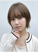 保存推奨◆透明感ミルクティーブロンド/顔周りレイヤーカット