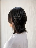 ウルフカット/レイヤーカット/ミディアムウルフ/インナーカラー