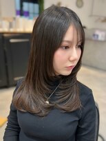リアン 本厚木(LIAN)&nbsp;レイヤーカットハッシュカットミディアムレイヤー顔周りカット
