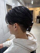 ブルニール 心斎橋(BLEUNIR)&nbsp;ニュアンスパーマ、ビジネススタイル、フェザーパーマ