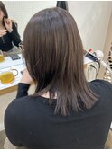 【YUKI】ワンカラーで作るヘーゼルベージュ