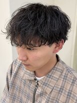 ニコ トウキョウ ヨコハマ(nico)&nbsp;シャドウパーマメンズメッシュメンズパーマ波巻きパーマ韓国ヘア