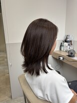 リブランド 銀座(REBRAND) くびれミディアムレイヤー/アッシュグレージュ