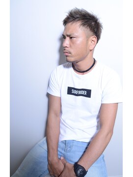 バズ ヘアーメイク(buzz Hair make) [buzz-Hairmake]メンズショート（バイカラー・グラデーション）