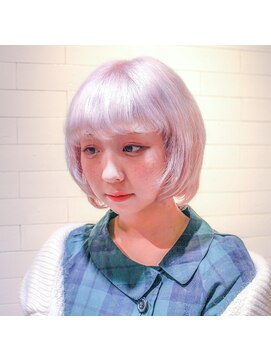 エイト 溝の口店(EIGHT) 【EIGHT溝の口】デザインカラー_切りっぱなしボブ