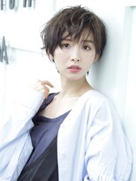 エムスラッシュ ソル センター南(M.SLASH SOL)&nbsp;【M.SLASH】ニュアンスカラー小顔くせ毛風くびれショートb