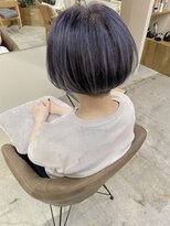 マロウ(mallow) 《花屋併設》ブルーシルバー@20代30代40代@ケアブリーチ