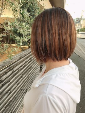 ファム 十日市店(femme) 軽めボブ