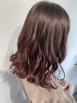 リースリー(Re.3 connecting beauty) ナチュラルグラデーション☆ピンクアッシュ