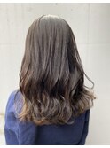 ブルーアッシュ×ホワイトベージュ