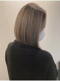 ボブ×バレイヤージュ