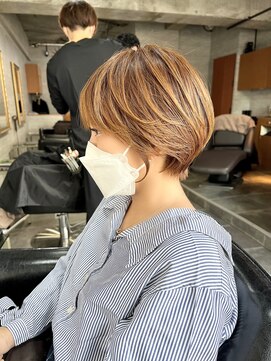 バーチョ(bacio) 20代30代40代◎小顔骨格矯正ショート【麻生/札幌ショート/白髪】