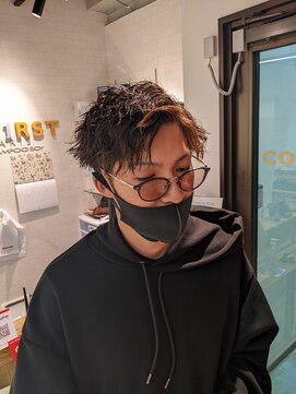 コワファーストナガサキシャンプーボーイ(COIFF1RST NAGASAKI SHAMPOO BOY) フェイスフレーミング×ツイストスパイラルパーマ