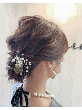 リゾートフォーヘアー 嵯峨店(ReSORT FOR HAIR) ゆるふわローシニヨン☆