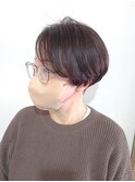 刈り上げマッシュショートボブ